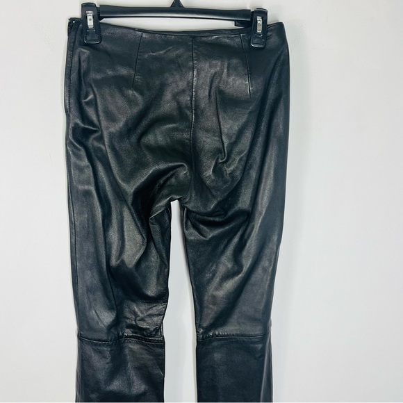 Whet Blu Size 0 Women's Flared Leather Pants - Picture 6 of 9